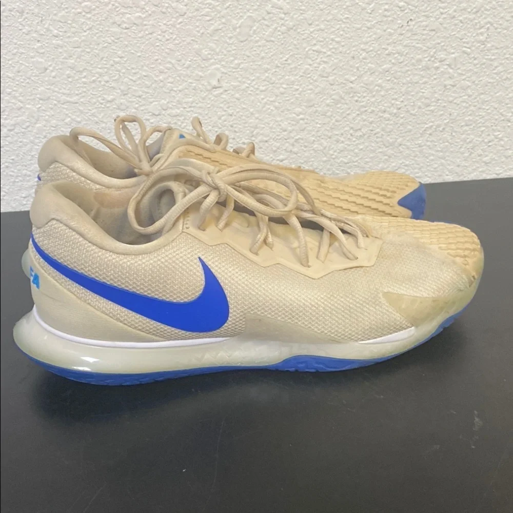 Nike Court Zoom Vapor Cage 4 Rafa Sanddrift Blue Tennis DD1579-104 Men Size 13
